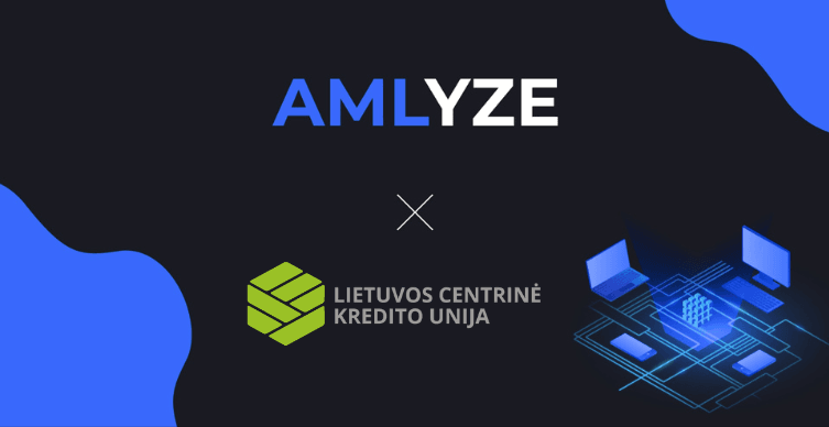 AI-powered credit management platform AMLYZE collaborating with Lietuvos Centrine Kreditų Unija for advanced financial solutions.